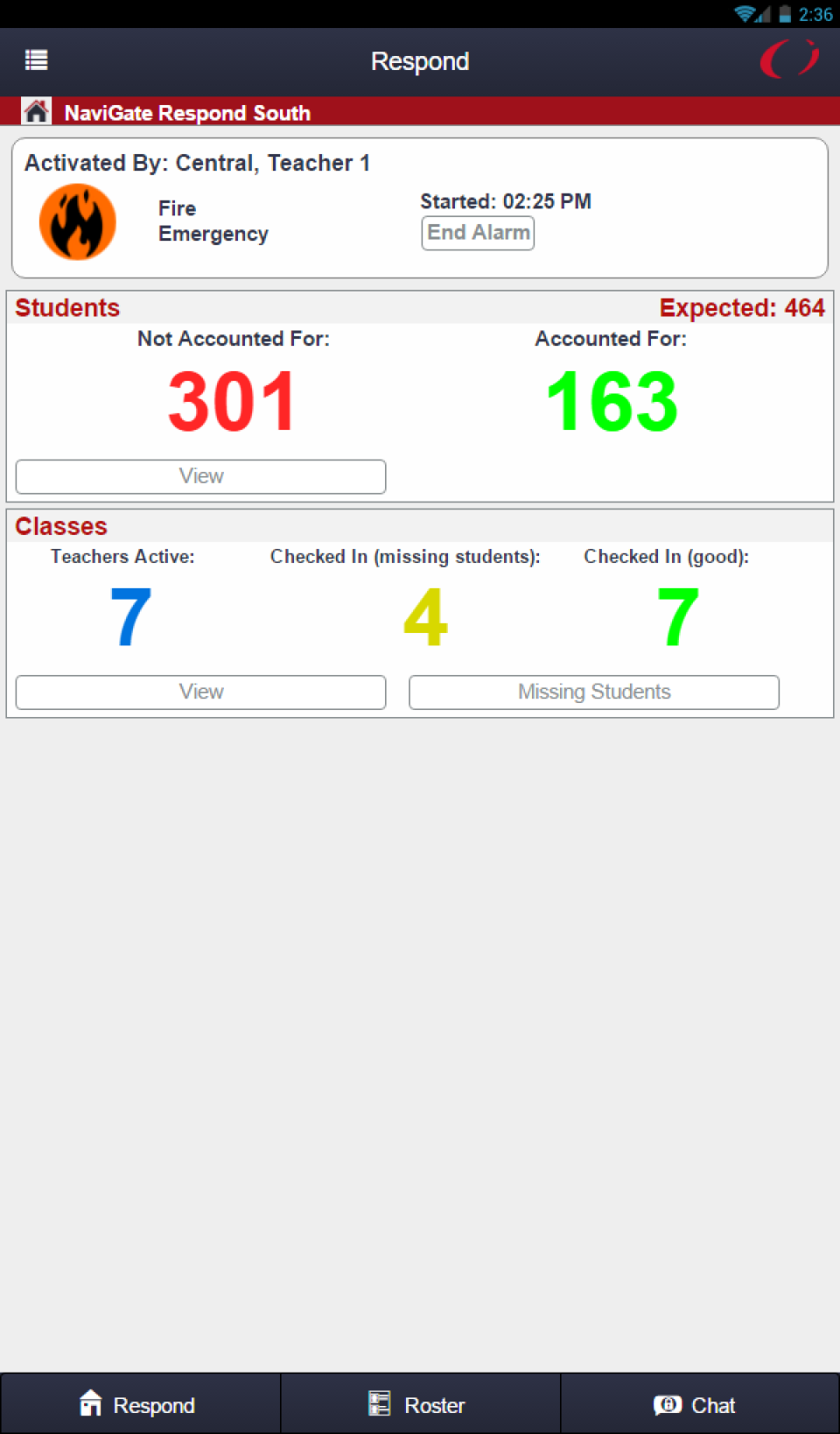 screenshot of NaviGate Prepared